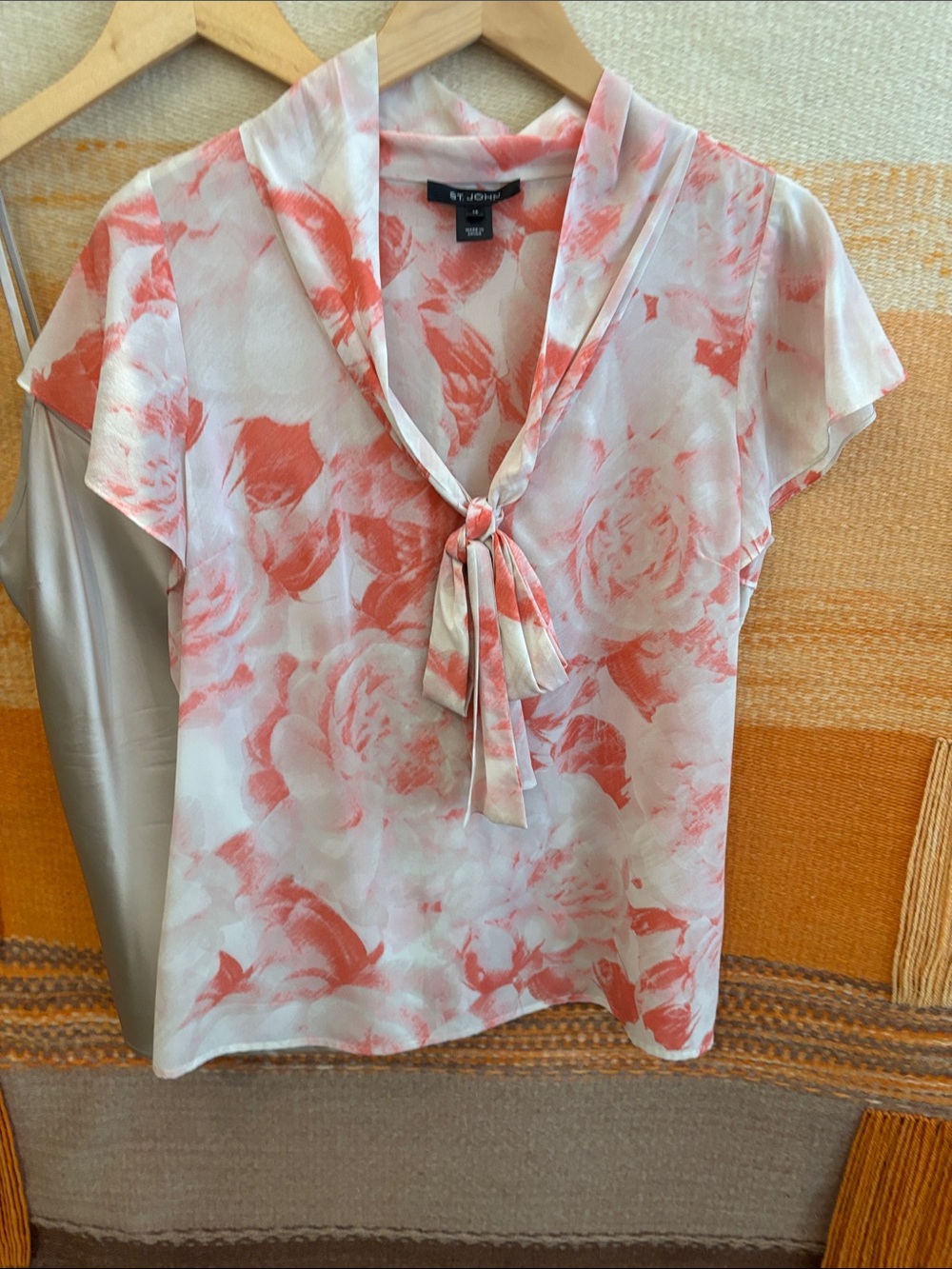 Like new St. John silk top